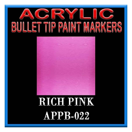 RICH PINK - Acrylic Paint Pens Bullet-point FRONTLINE GAMES