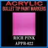 RICH PINK - Acrylic Paint Pens Bullet-point FRONTLINE GAMES