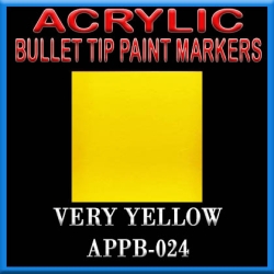 VERY YELLOW - Acrylic Paint Pens Bullet-point FRONTLINE GAMES