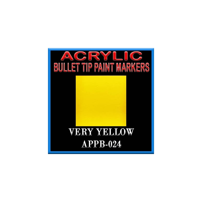 VERY YELLOW - Acrylic Paint Pens Bullet-point FRONTLINE GAMES
