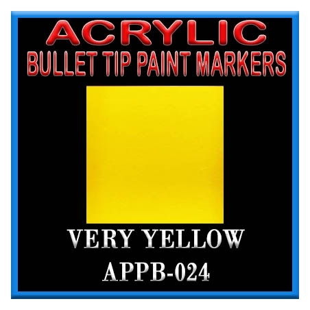 VERY YELLOW - Acrylic Paint Pens Bullet-point FRONTLINE GAMES