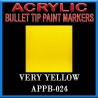VERY YELLOW - Acrylic Paint Pens Bullet-point FRONTLINE GAMES