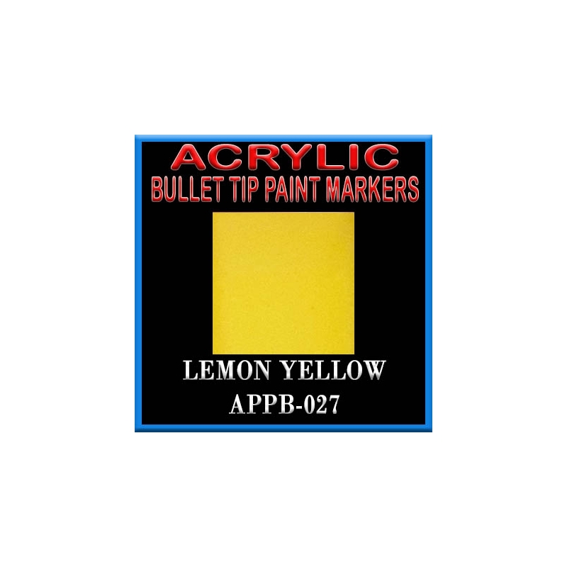 LEMON YELLOW - Acrylic Paint Pens Bullet-point FRONTLINE GAMES