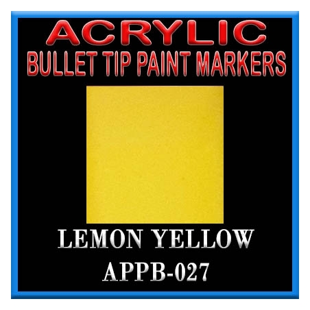 LEMON YELLOW - Acrylic Paint Pens Bullet-point FRONTLINE GAMES