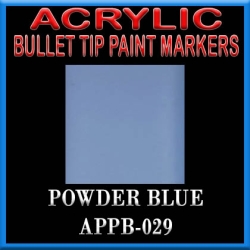 POWDER BLUE - Acrylic Paint Pens Bullet-point FRONTLINE GAMES