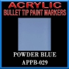 POWDER BLUE - Acrylic Paint Pens Bullet-point FRONTLINE GAMES
