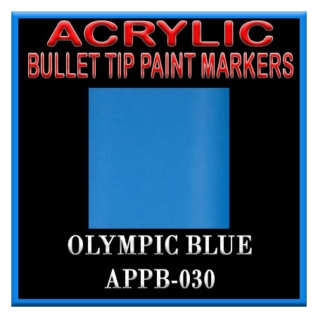 OLYMPIC BLUE - Acrylic Paint Pens Bullet-point FRONTLINE GAMES