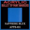 SAPPHIRE BLUE - Acrylic Paint Pens Bullet-point FRONTLINE GAMES