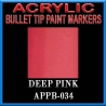 DEEP PINK - Acrylic Paint Pens Bullet-point FRONTLINE GAMES