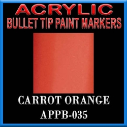 CARROT ORANGE - Acrylic Paint Pens Bullet-point FRONTLINE GAMES