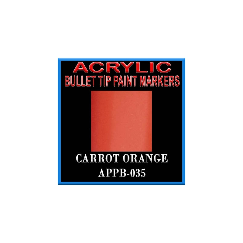 CARROT ORANGE - Acrylic Paint Pens Bullet-point FRONTLINE GAMES