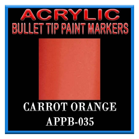 CARROT ORANGE - Acrylic Paint Pens Bullet-point FRONTLINE GAMES