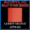 CARROT ORANGE - Acrylic Paint Pens Bullet-point FRONTLINE GAMES