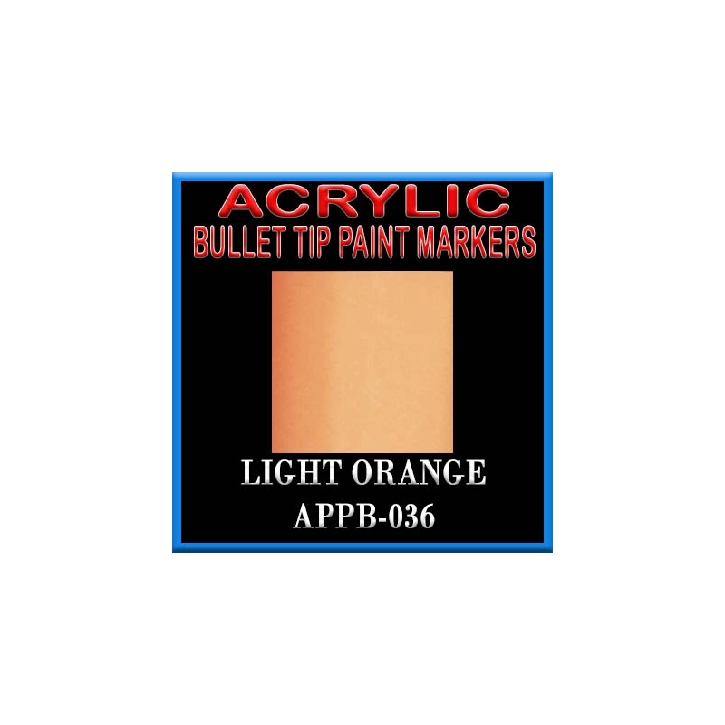 LIGHT ORANGE - Acrylic Paint Pens Bullet-point FRONTLINE GAMES