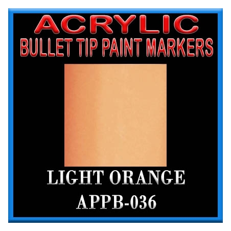 LIGHT ORANGE - Acrylic Paint Pens Bullet-point FRONTLINE GAMES