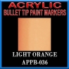 LIGHT ORANGE - Acrylic Paint Pens Bullet-point FRONTLINE GAMES