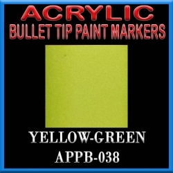 YELLOW GREEN - Acrylic Paint Pens Bullet-point FRONTLINE GAMES