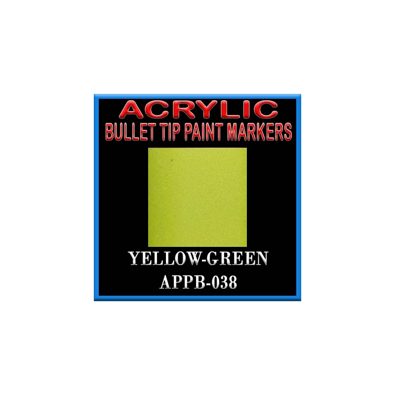 YELLOW GREEN - Acrylic Paint Pens Bullet-point FRONTLINE GAMES
