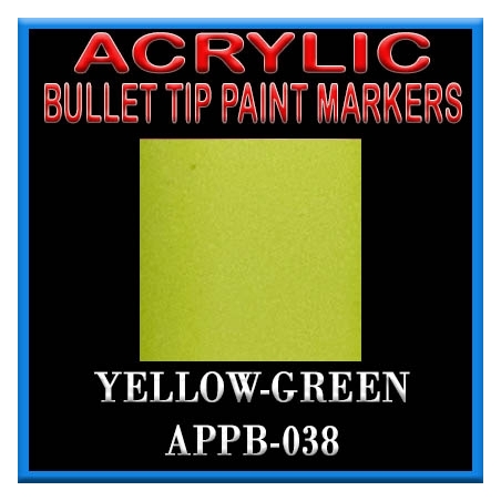 YELLOW GREEN - Acrylic Paint Pens Bullet-point FRONTLINE GAMES