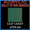 LEAF GREEN - Acrylic Paint Pens Bullet-point FRONTLINE GAMES