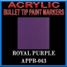 ROYAL PURPLE - Acrylic Paint Pens Bullet-point FRONTLINE GAMES