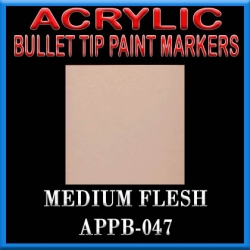 MEDIUM FLESH - Acrylic Paint Pens Bullet-point FRONTLINE GAMES