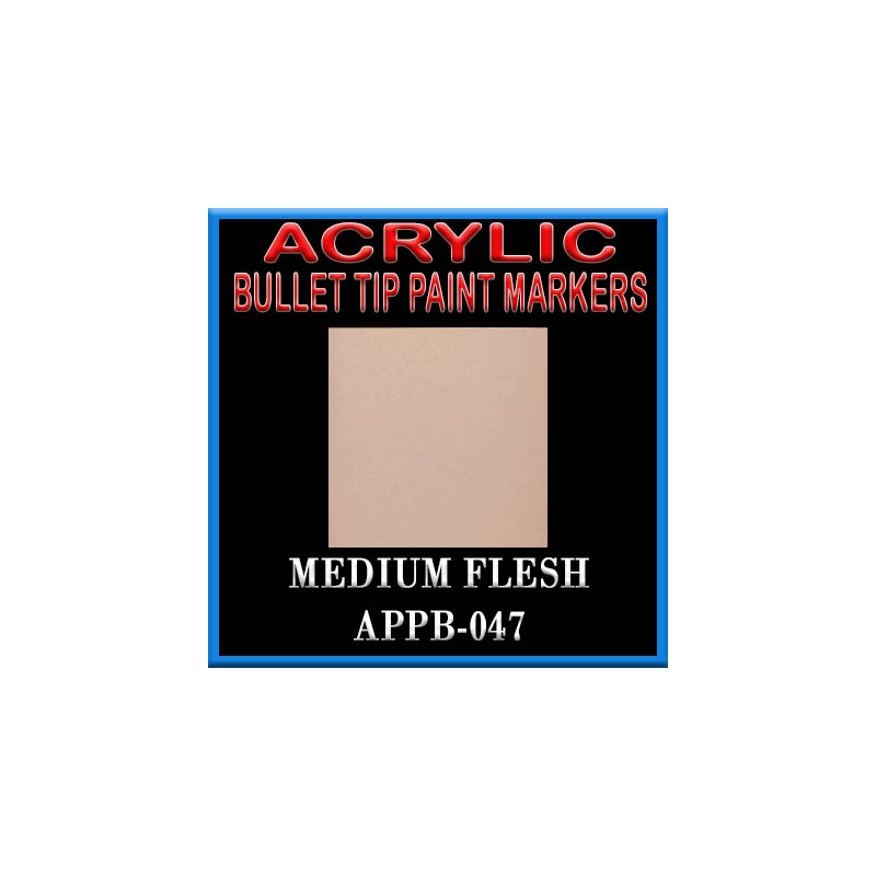 MEDIUM FLESH - Acrylic Paint Pens Bullet-point FRONTLINE GAMES