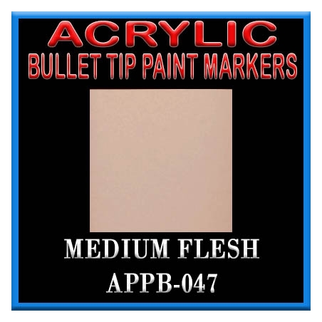 MEDIUM FLESH - Acrylic Paint Pens Bullet-point FRONTLINE GAMES