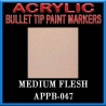 MEDIUM FLESH - Acrylic Paint Pens Bullet-point FRONTLINE GAMES