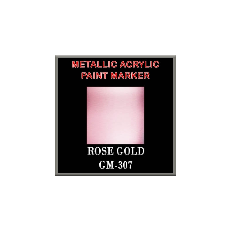 ROSE GOLD - Metallic Acrylic Paint Pens Fine and Brush tip FRONTLINE GAMES