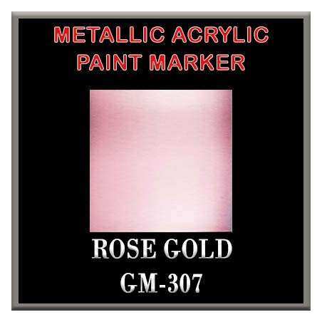 ROSE GOLD - Metallic Acrylic Paint Pens Fine and Brush tip FRONTLINE GAMES