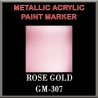 ROSE GOLD - Metallic Acrylic Paint Pens Fine and Brush tip FRONTLINE GAMES
