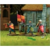 Foot Knight Command (1150-1320) 28mm BARONS WAR WARGAMES ATLANTIC