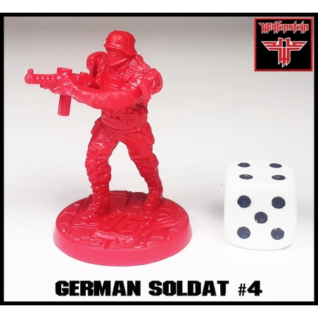 GERMAN SOLDAT 4 28mm WOLFENSTEIN MINIATURES