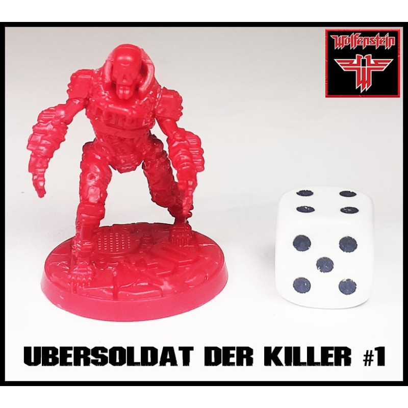 UBERSOLDAT DER KILLER 1 28mm WOLFENSTEIN MINIATURES