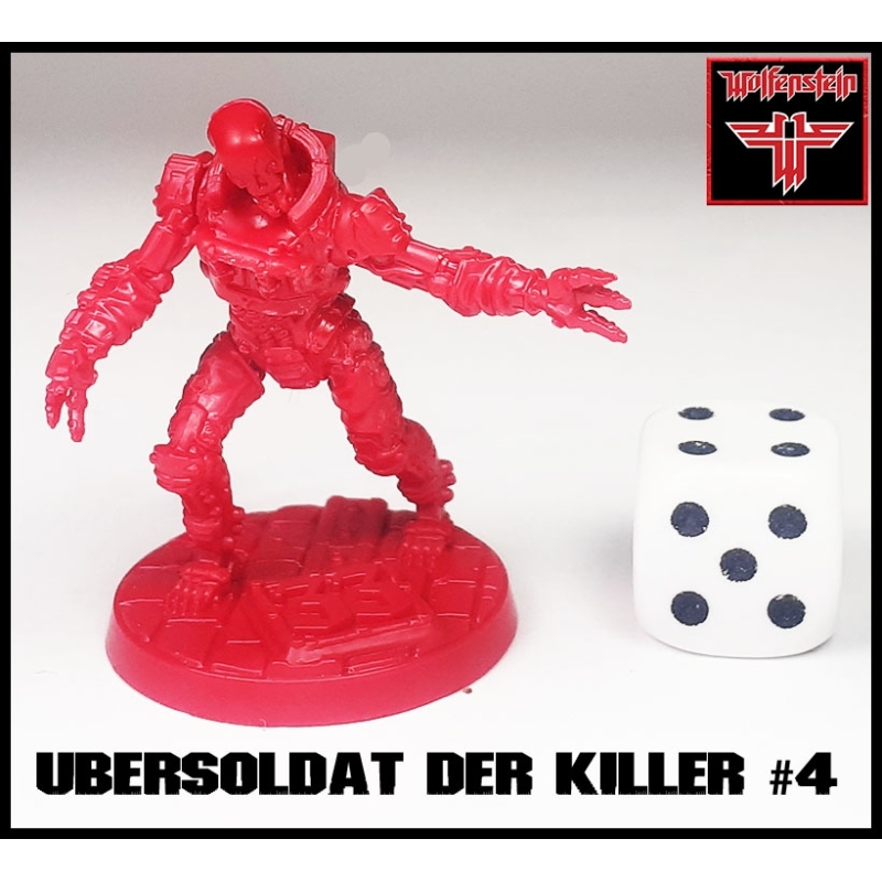 UBERSOLDAT DER KILLER 4 28mm WOLFENSTEIN MINIATURES