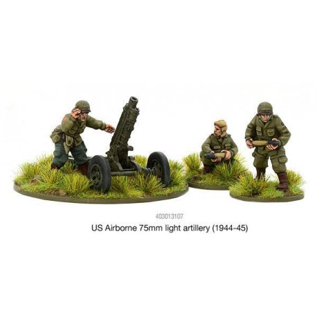 American U.S. Airborne 75mm light artillery (1944-45) 28mm WWII WARLORD GAMES American U.S. Airborne 75mm light artillery (1944-45) 28mm WWII WARLORD GAMES