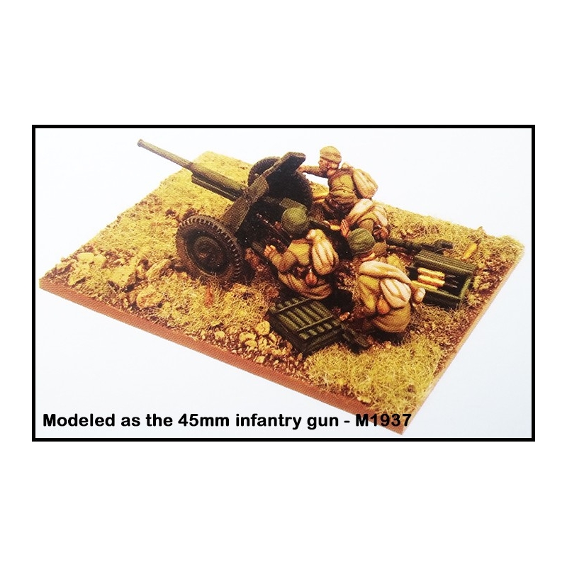Soviet 45mm Anti Tank Gun