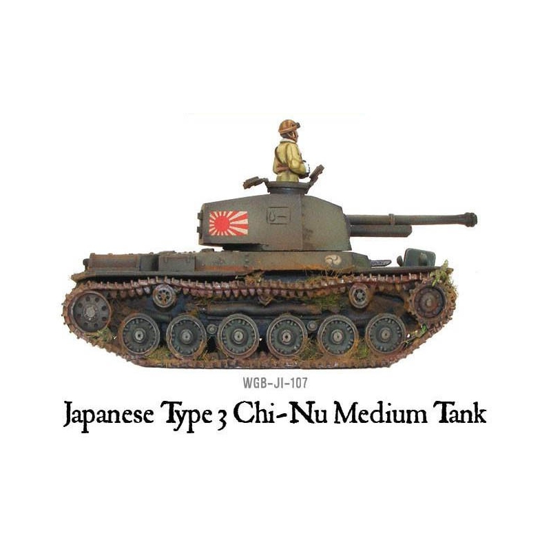 Imperial Japanese Type 3 Chi-Nu medium tank 28mm WWII WARLORD GAMES