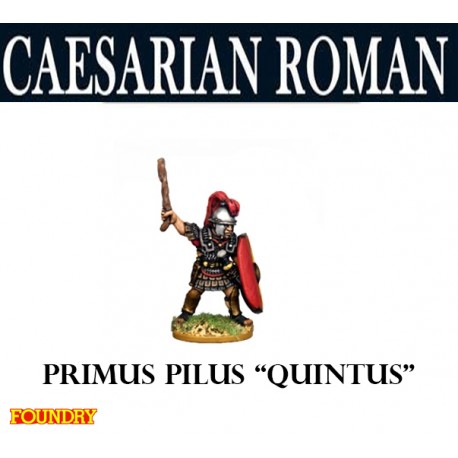 Caesarian Roman Primus Pilus "Quintus" 28mm Ancients FOUNDRY Caesarian Roman Primus Pilus "Quintus" 28mm Ancients FOUNDRY