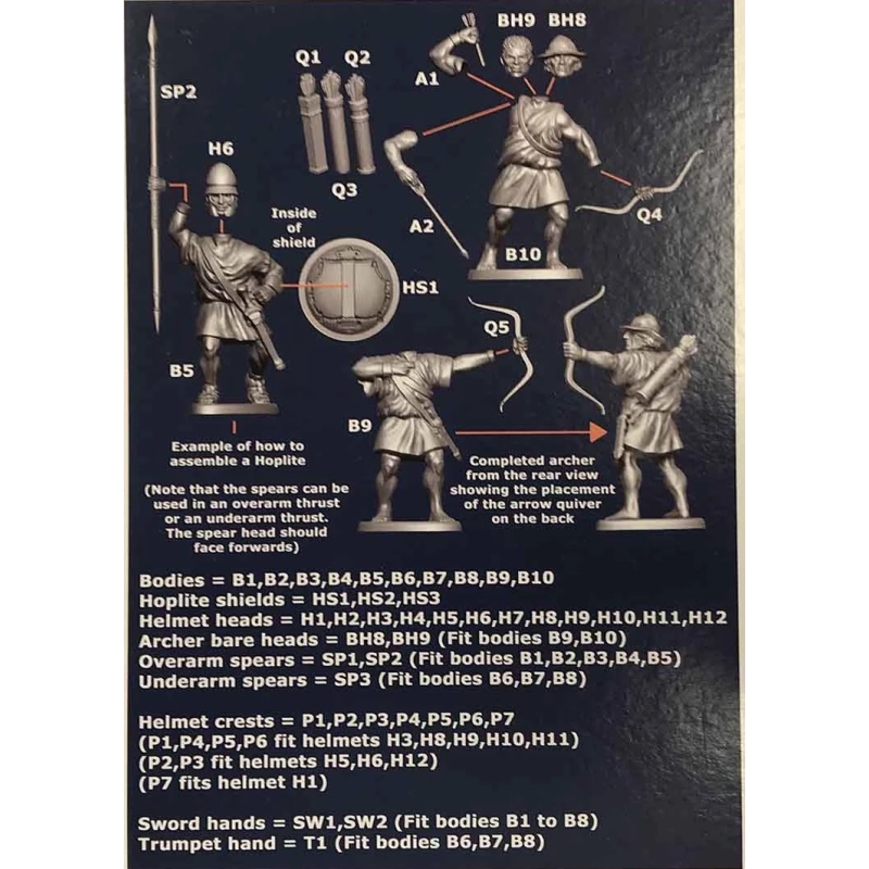 GREEK UNARMOURED HOPLITES SPRUE - VXA005 - VICTRIX - ANCIENT - Foto 13