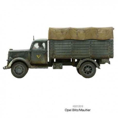 German Opel Blitz or Maultier Truck WWII 28mm 1/56th (no box) WARLORD GAMES