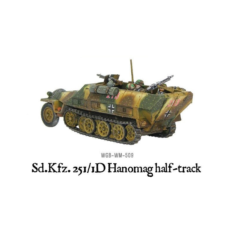 Miniature Solido 1/50 - Hanomag SdKfz 251/1 DAK Afrika Korps + Figurines (Occasion)