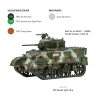 U.S. M5 "Stuart" or M5A1 or E7-7 Light tank WWII 28mm 1/56th (no box) WARLORD GAMES