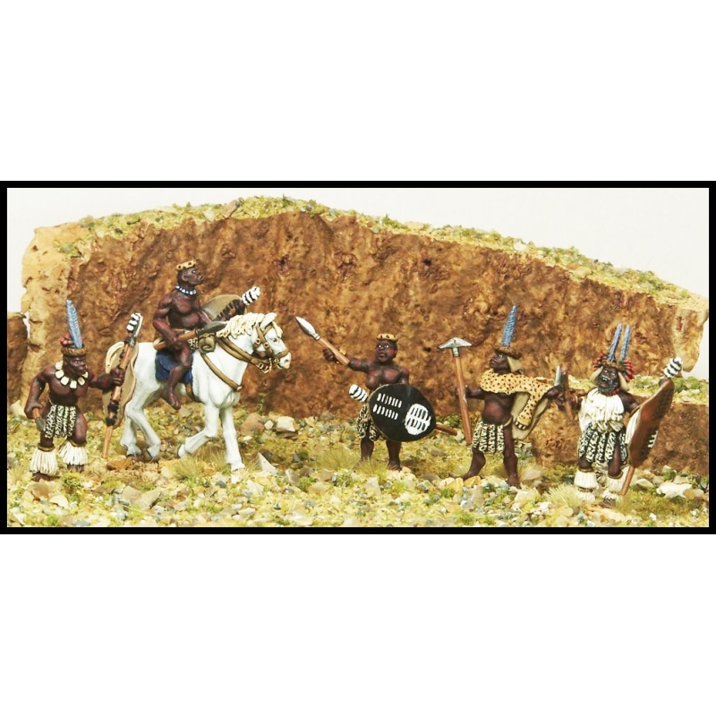 zulu-chieftains-leaders-28mm-anglo-zulu-war-wargames-foundry
