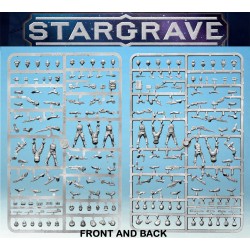 STARGRAVE Mercenaries II sprue (5) 28mm SciFi NORTHSTAR MINIATURES